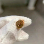 [Demi jewelry]HEART CARNELIAN STUD EARRINGS