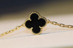 [Demi jewelry]CLOVER 20 MOTIFS ONYX ROSE GOLD