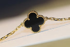 [Demi jewelry]CLOVER 20 MOTIFS ONYX ROSE GOLD