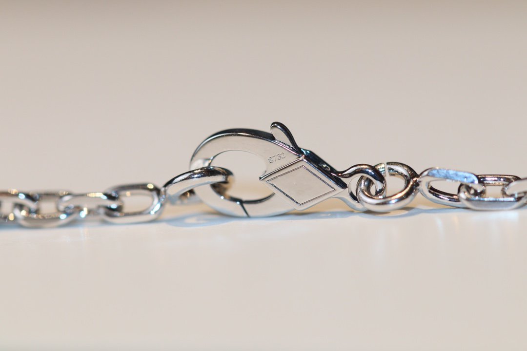 [Demi jewelry]CLOVER 20 MOTIFS ONYX DIAMOND SILVER