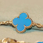 [Demi jewelry]CLOVER 20 MOTIFS TURQUOISE GOLD
