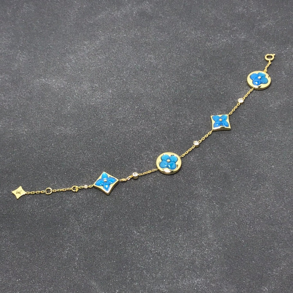 [Demi jewelry]STAR AND SUN TURQUOISE 4 MOTIFS 3 DIAMONDS