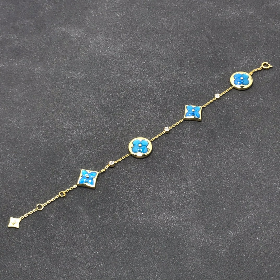 [Demi jewelry]STAR AND SUN TURQUOISE 4 MOTIFS 3 DIAMONDS