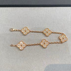 [Demi jewelry] CLOVER 5 MOTIF FULL DIAMOND BRACELET COLLECTION