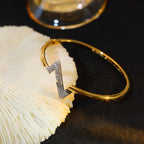 [Demi jewelry]VOLTE UPSITE DOWN GOLD DIAMOND BRACELET