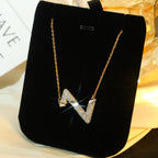 [Demi jewelry]VOLT SILVER DIAMOND PEDANT NECKLACE