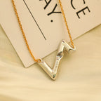[Demi jewelry]VOLT SILVER DIAMOND PEDANT NECKLACE