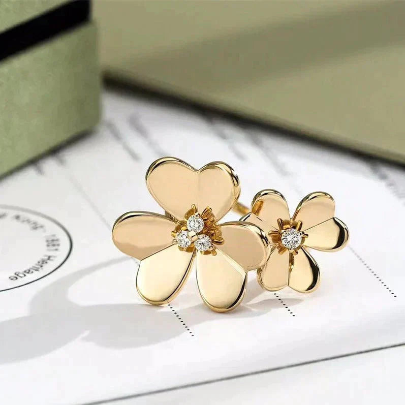 [Demi jewelry]CLOVER COMOS GOLD DIAMOND RING