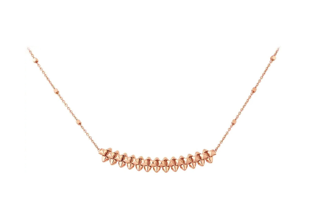 [Demi jewelry]CLASH PINK GOLD NECKLACE