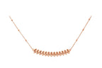 [Demi jewelry]CLASH PINK GOLD NECKLACE