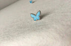 [Demi jewelry]BUTTERFLY TURQUOISE EARRINGS SILVER
