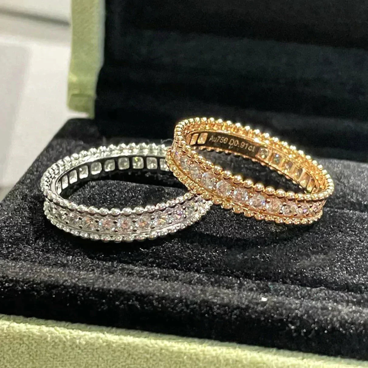 [Demi jewelry]PERLEE DIAMOND ROSE GOLD RING