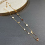 [Demi jewelry]LUCKY SPRING 15 MOTIFS GOLD NECKLACE