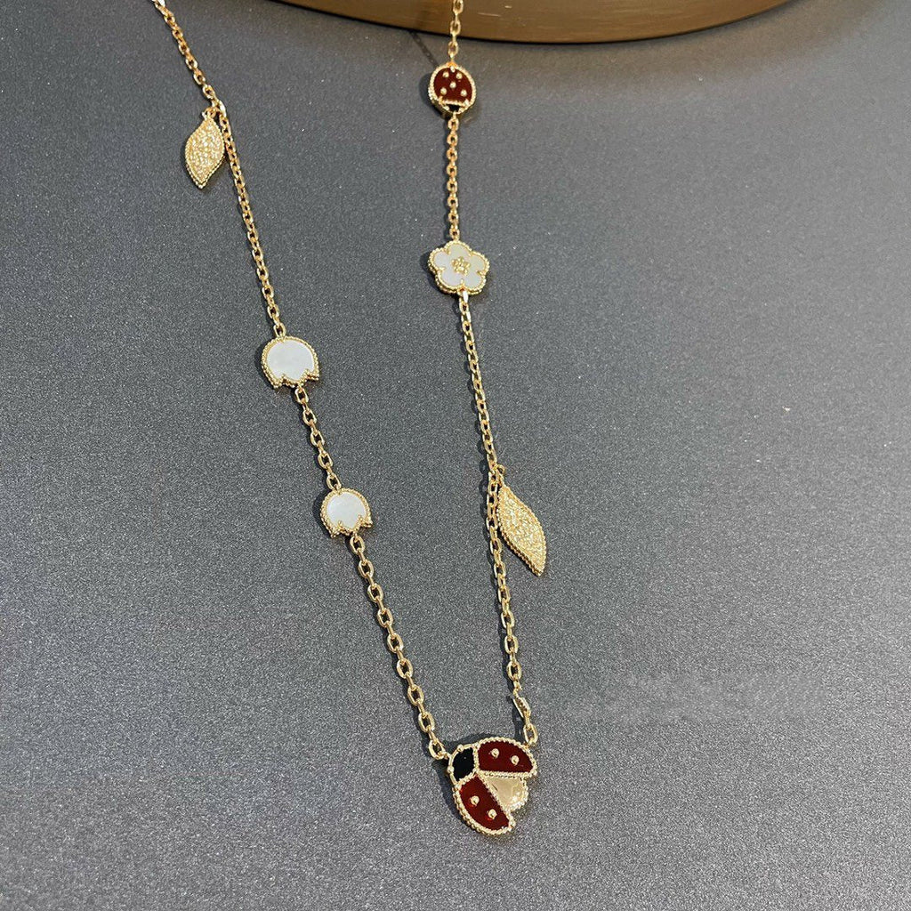 [Demi jewelry]LUCKY SPRING 15 MOTIFS GOLD NECKLACE