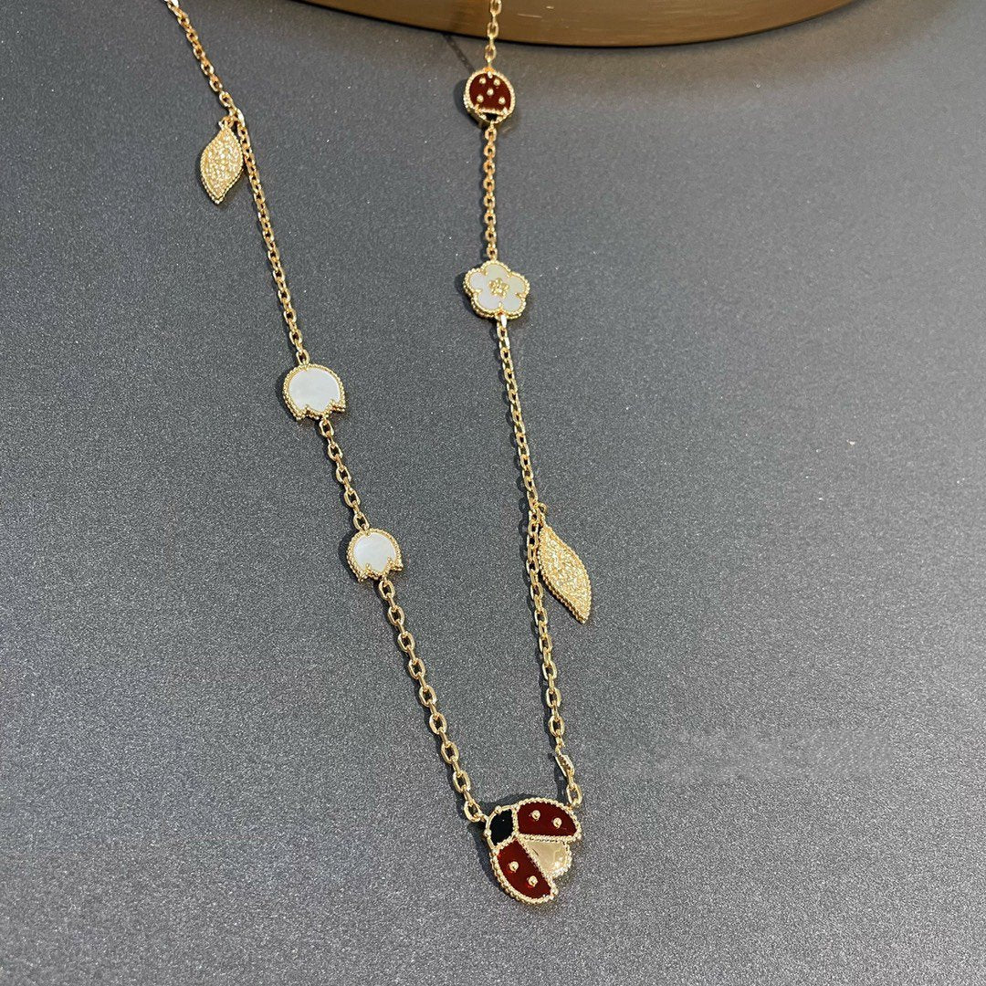[Demi jewelry]LUCKY SPRING 15 MOTIFS GOLD NECKLACE