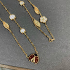 [Demi jewelry]LUCKY SPRING 15 MOTIFS GOLD NECKLACE