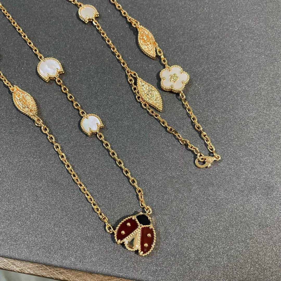 [Demi jewelry]LUCKY SPRING 15 MOTIFS GOLD NECKLACE
