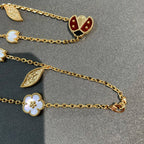 [Demi jewelry]LUCKY SPRING 15 MOTIFS GOLD NECKLACE