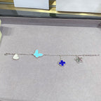 [Demi jewelry]LUCKY SPRING SILVER BRACELET 4 MOTIF-new