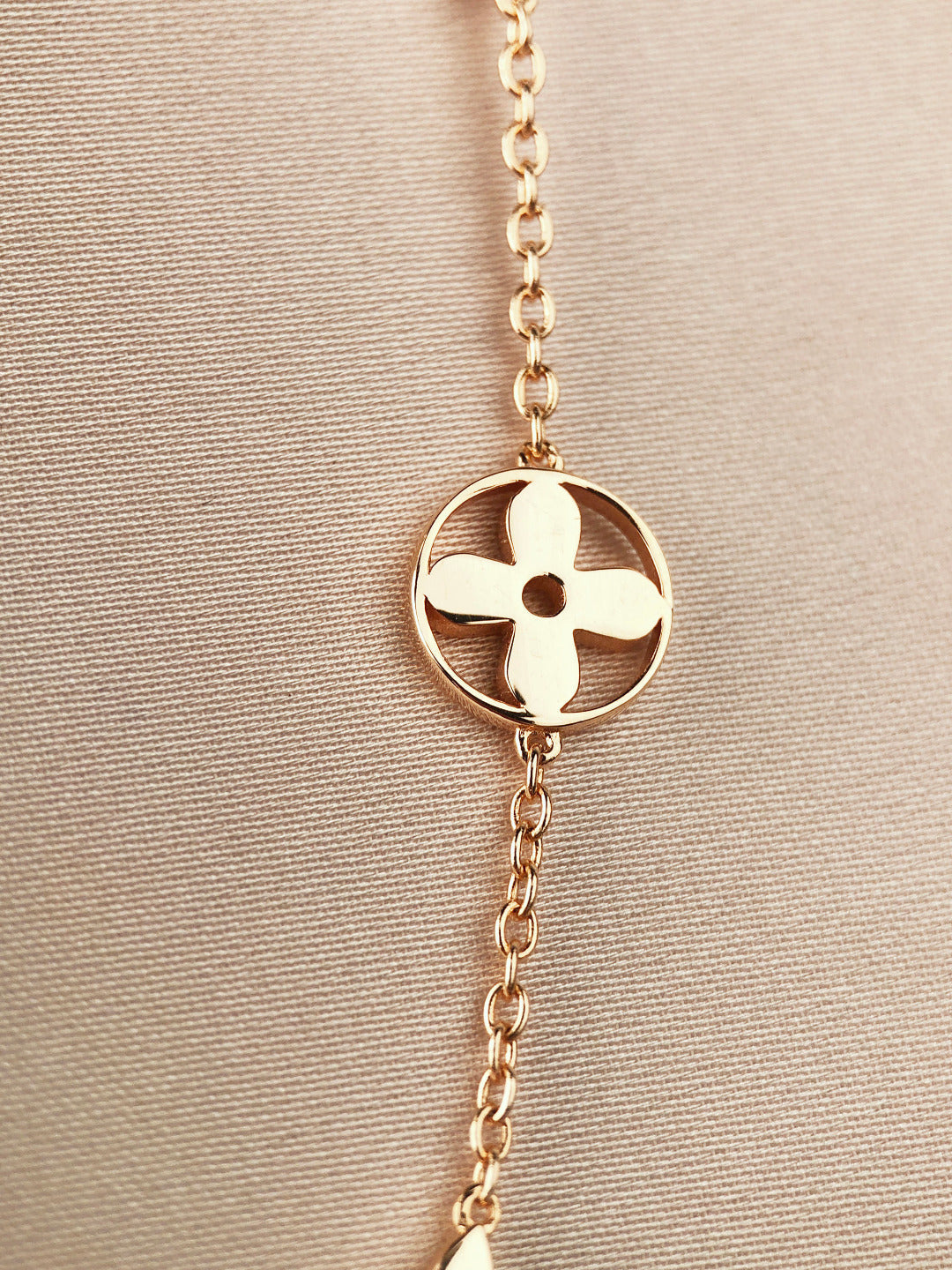 [Demi jewelry]STAR AND SUN 7 MOTIFS GOLD BRACELET