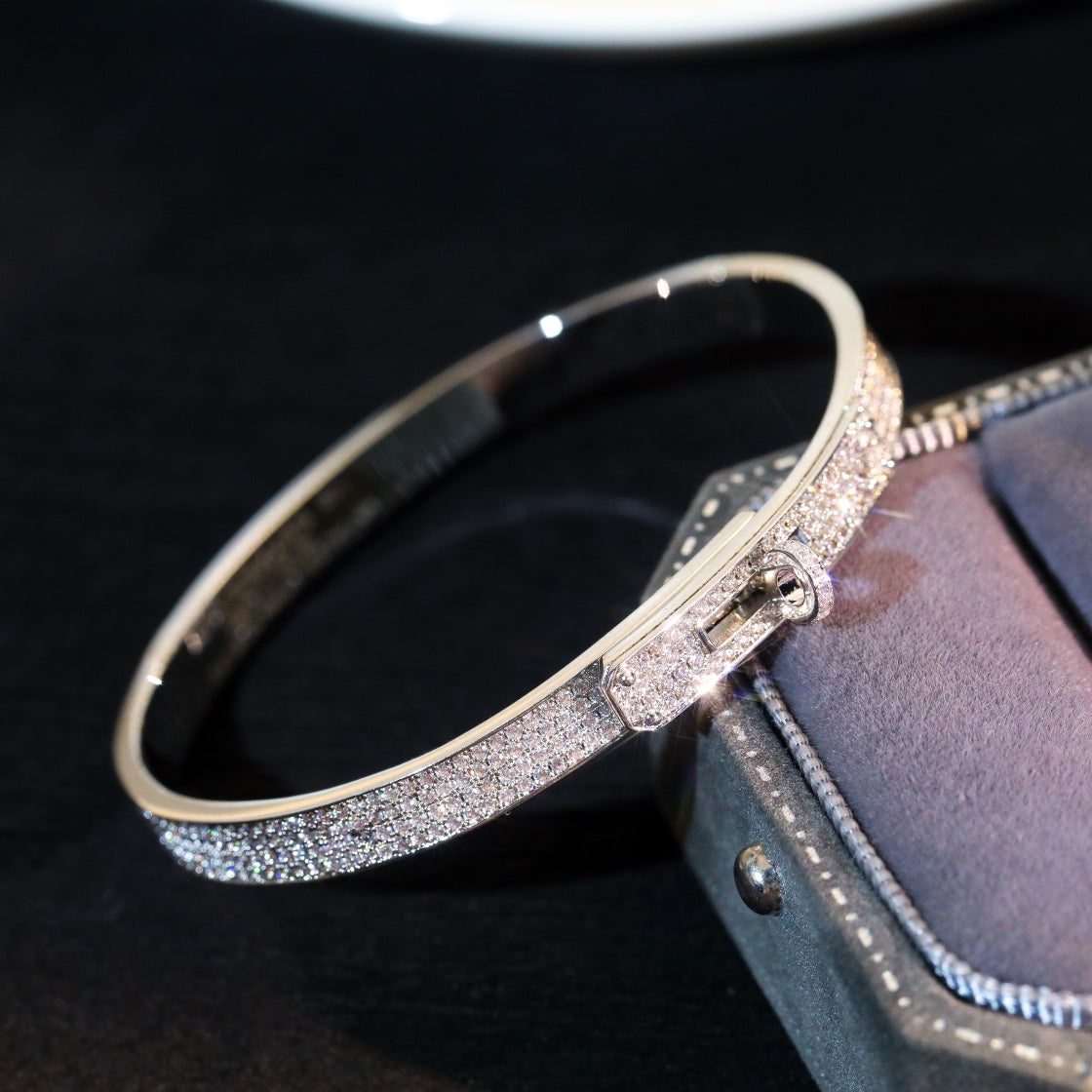 [Demi jewelry]KELLY BRACELET DIAMOND PAVED