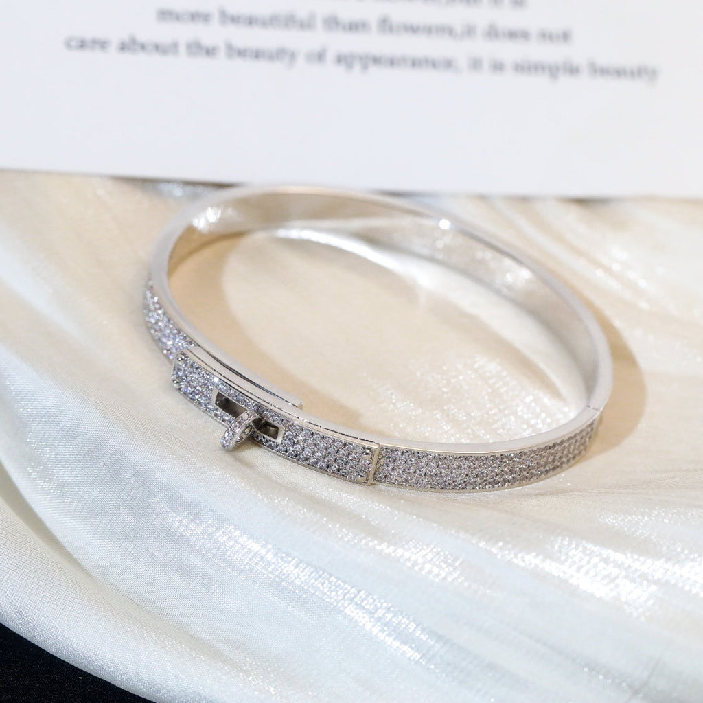 [Demi jewelry]KELLY BRACELET DIAMOND PAVED