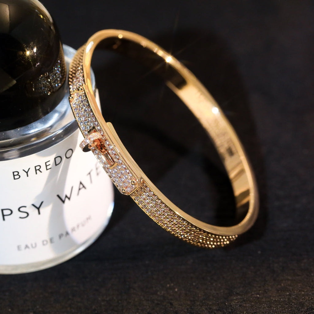 [Demi jewelry]KELLY BRACELET DIAMOND PAVED