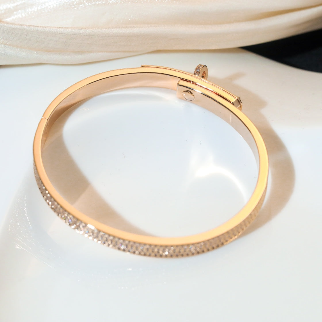 [Demi jewelry]KELLY BRACELET DIAMOND PAVED