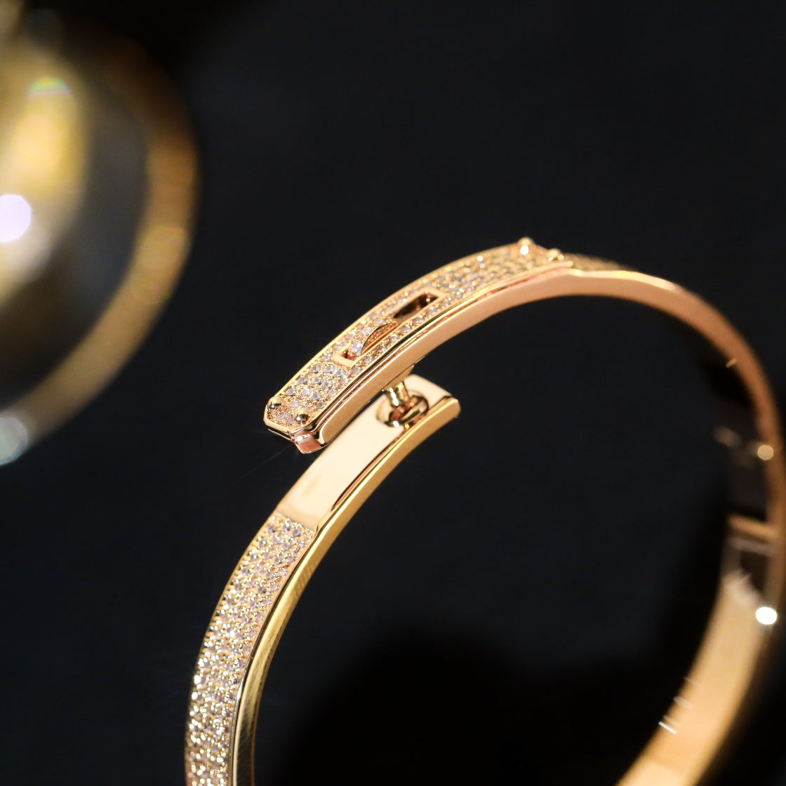 [Demi jewelry]KELLY BRACELET DIAMOND PAVED