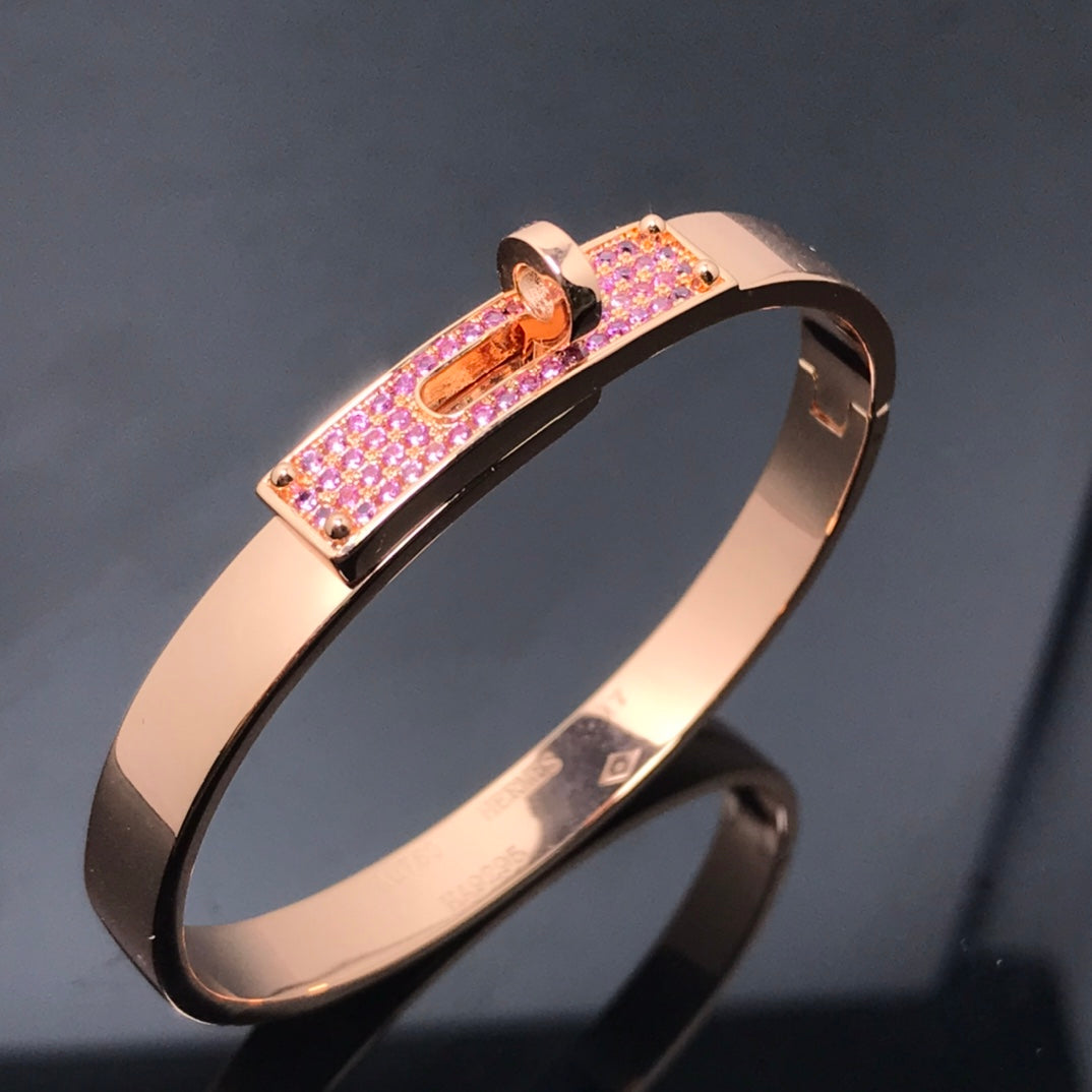 [Demi jewelry]KELLY BRACELET PINK DIAMOND