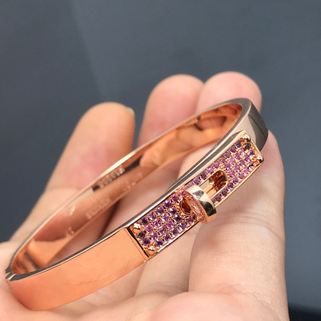 [Demi jewelry]KELLY BRACELET PINK DIAMOND
