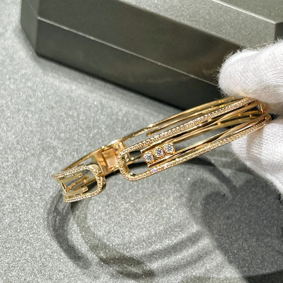 [Mystic ]MOVE 10TH PAVED DIAMOND BRACELET