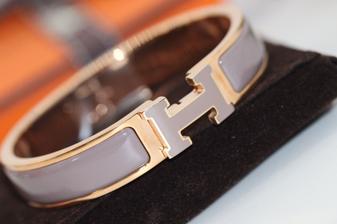 [Mystic]H BRACELET 12MM BROWN
