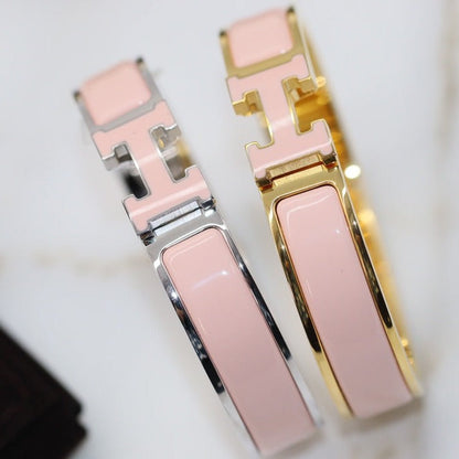 [Mystic]H BRACELET 12MM PINK