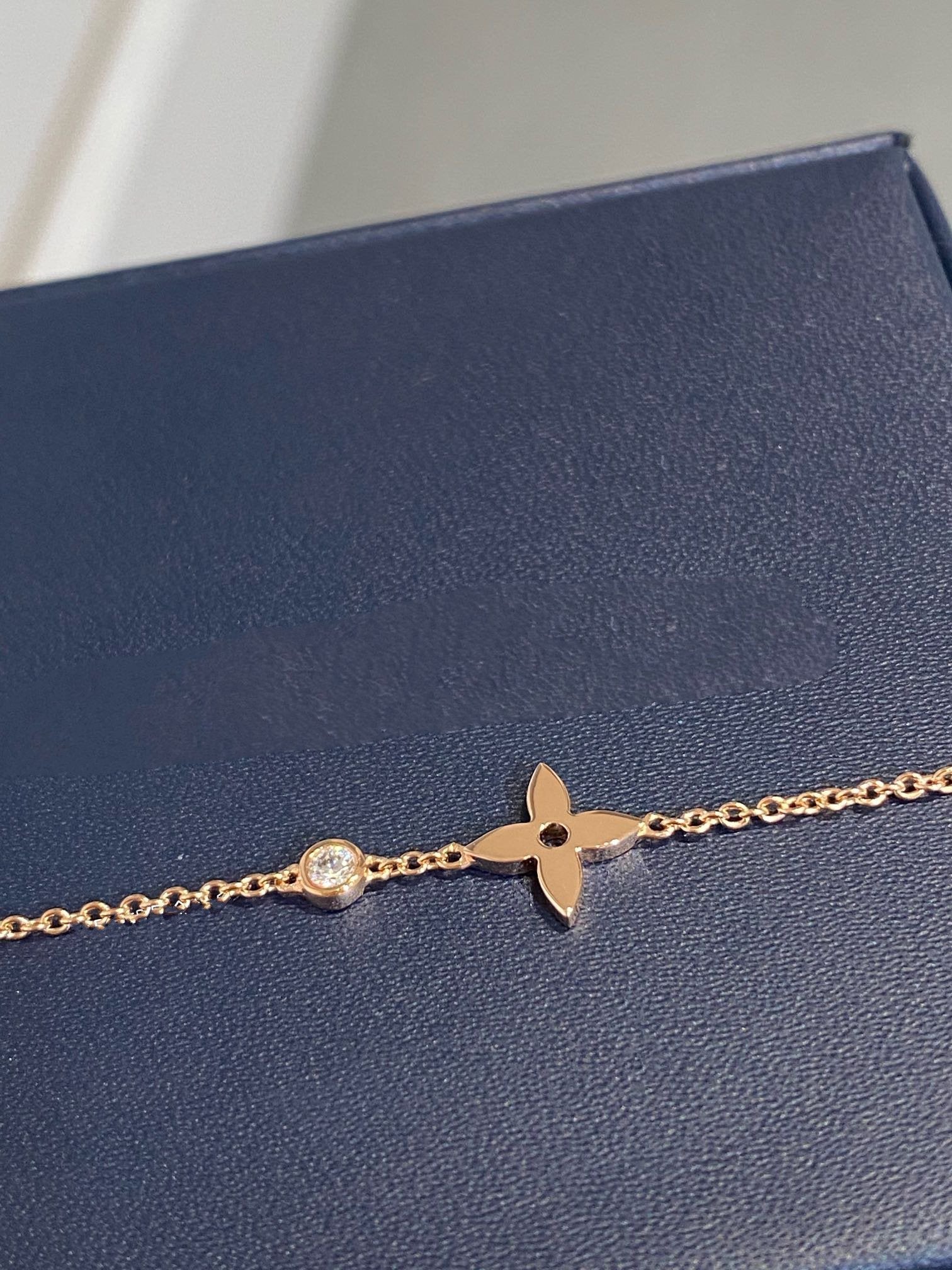 [Demi jewelry]STAR DIAMOND PINK GOLD BRACELET