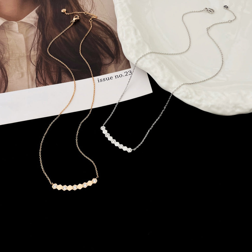 [Demi jewelry]BEE MY LOVE DIAMOND NECKLACE