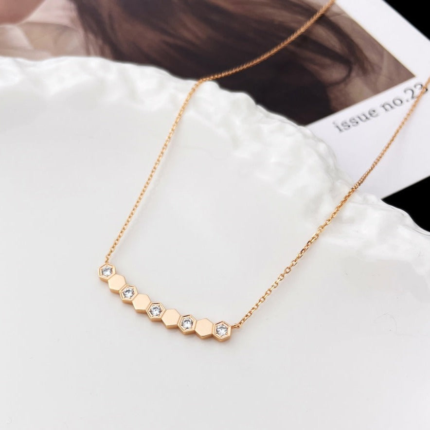 [Demi jewelry]BEE MY LOVE DIAMOND NECKLACE