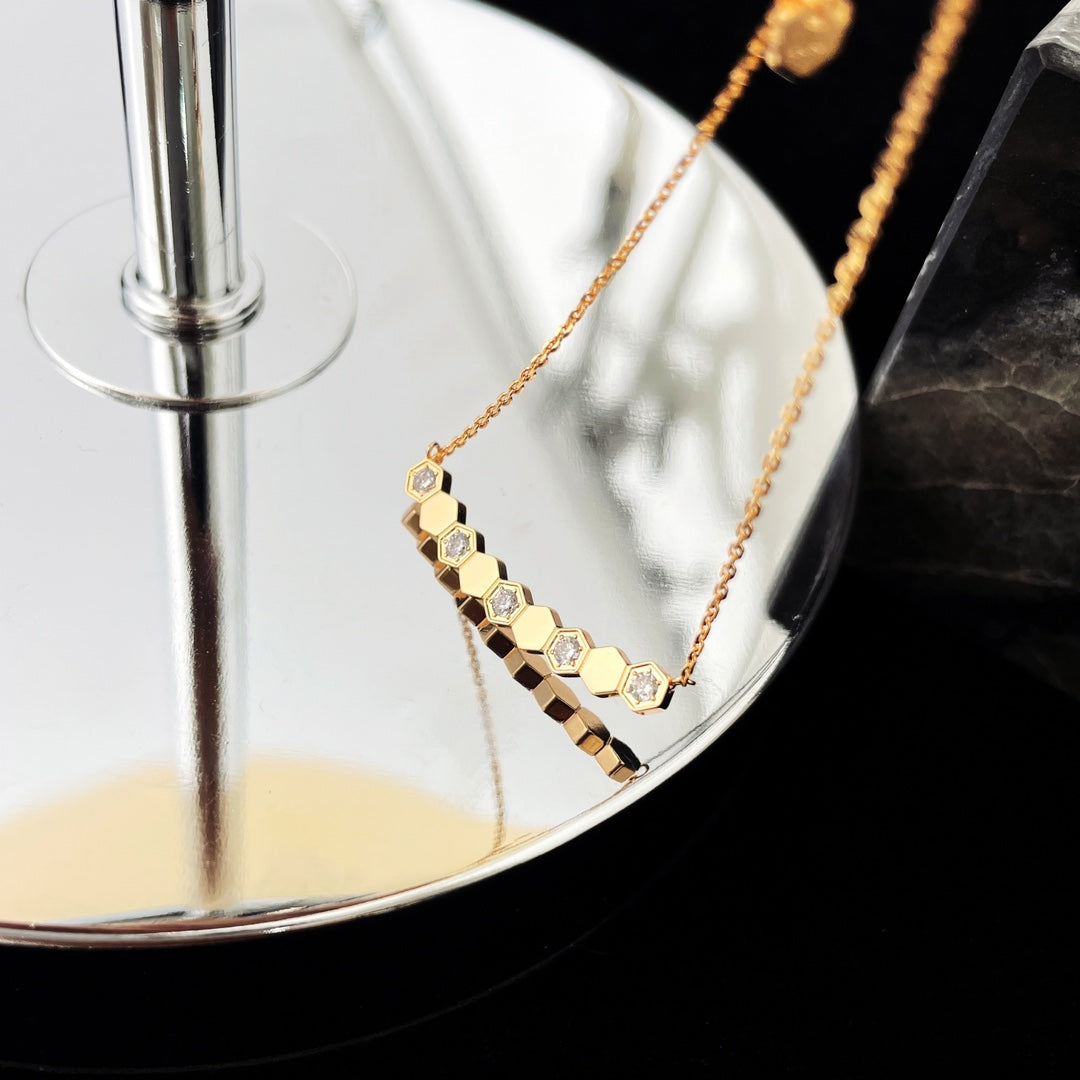 [Demi jewelry]BEE MY LOVE DIAMOND NECKLACE