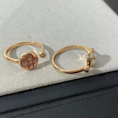 [Mystic]SUN 1 DIAMOND PINK MOP RING