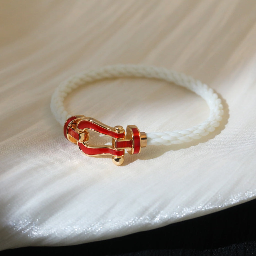 [Demi jewelry]FORCE 10 WHITE TEXTILE DIAMOND PAVED