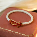 [Demi jewelry]FORCE 10 WHITE TEXTILE DIAMOND PAVED