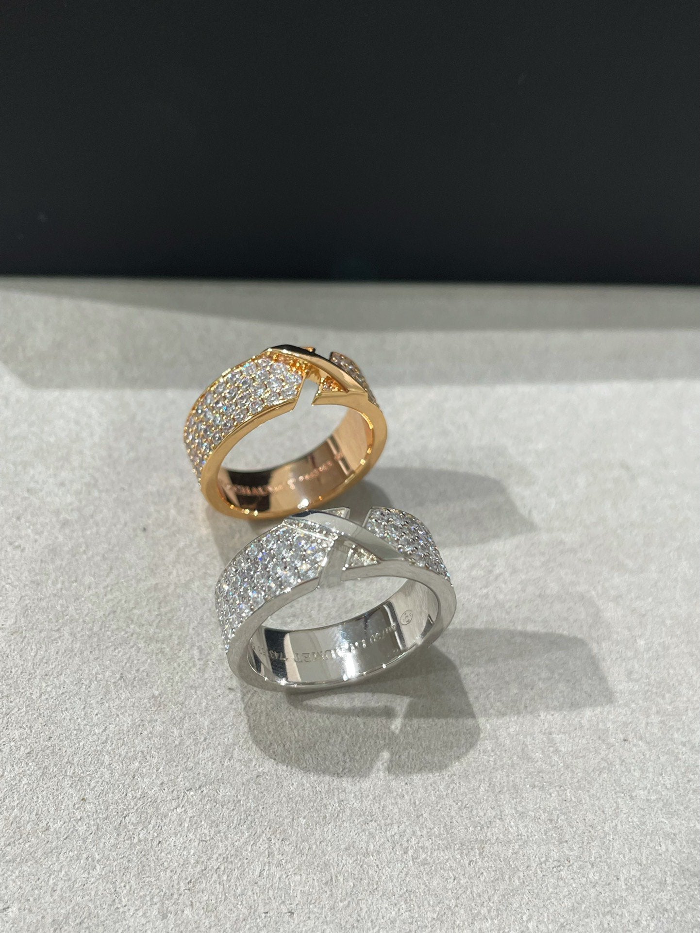 [Mystic]LIENS EVIDENCE  DIAMOND PAVED RING