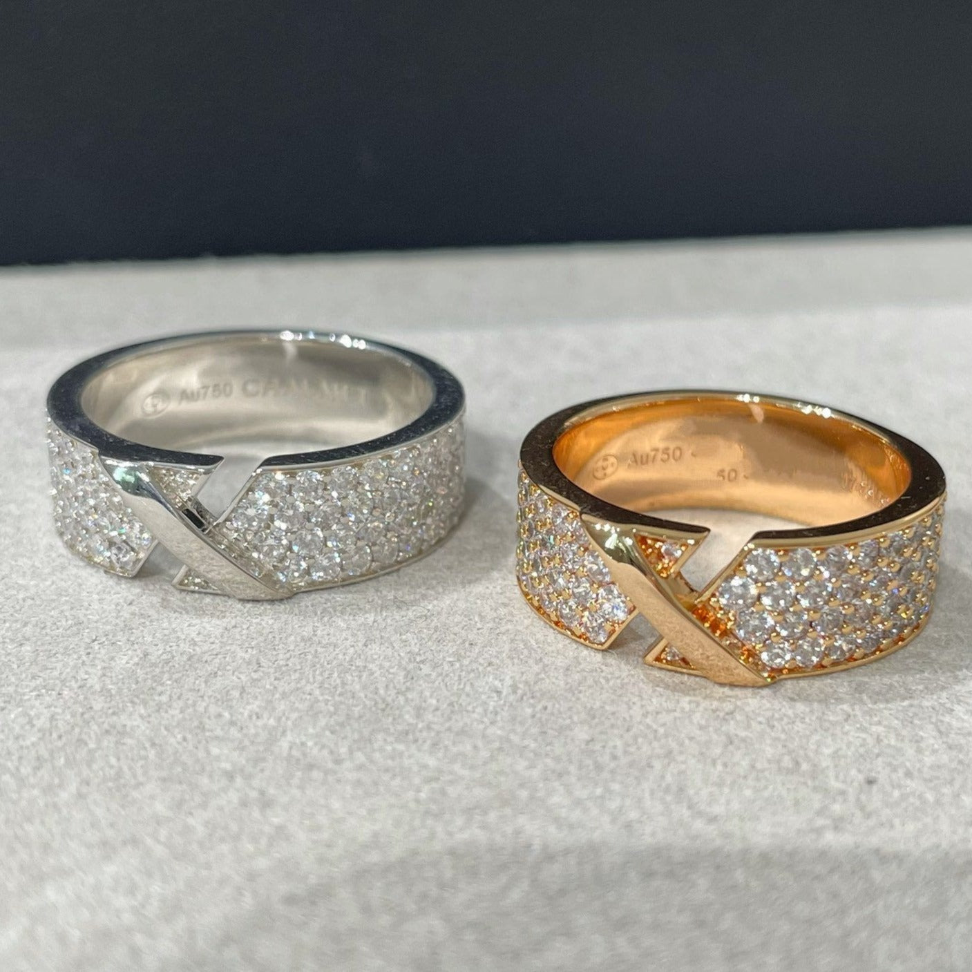 [Mystic]LIENS EVIDENCE  DIAMOND PAVED RING