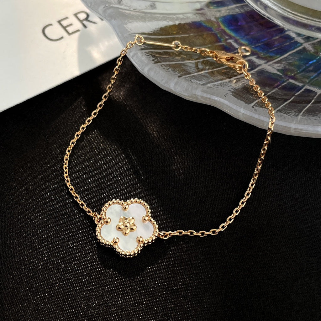 [Demi jewelry]LUCKY SPRING ROSE GOLD MOP BRACELET