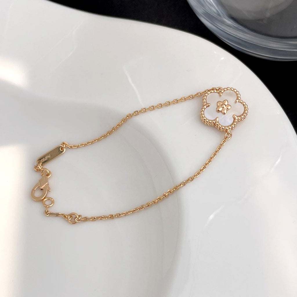 [Demi jewelry]LUCKY SPRING ROSE GOLD MOP BRACELET