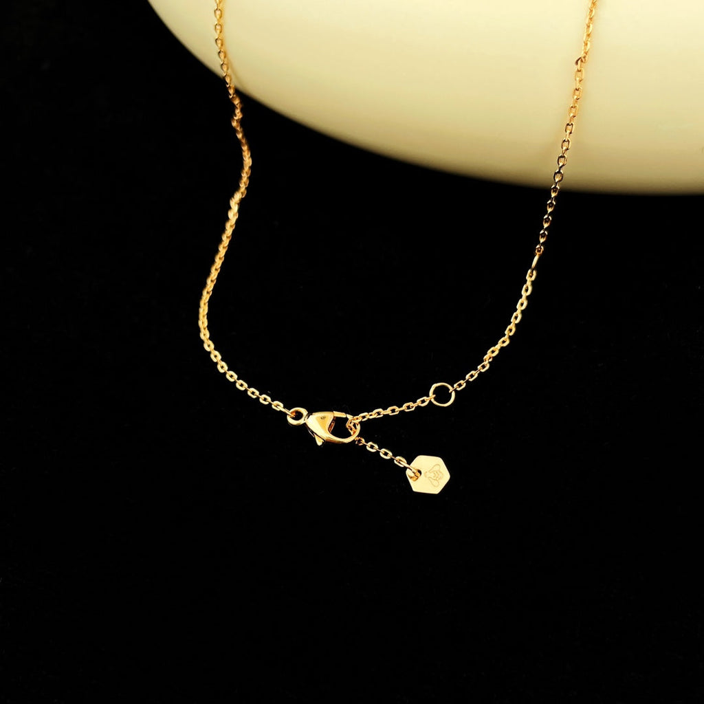 [Demi jewelry]BEE MINI PEDANT DIAMOND NECKLACE