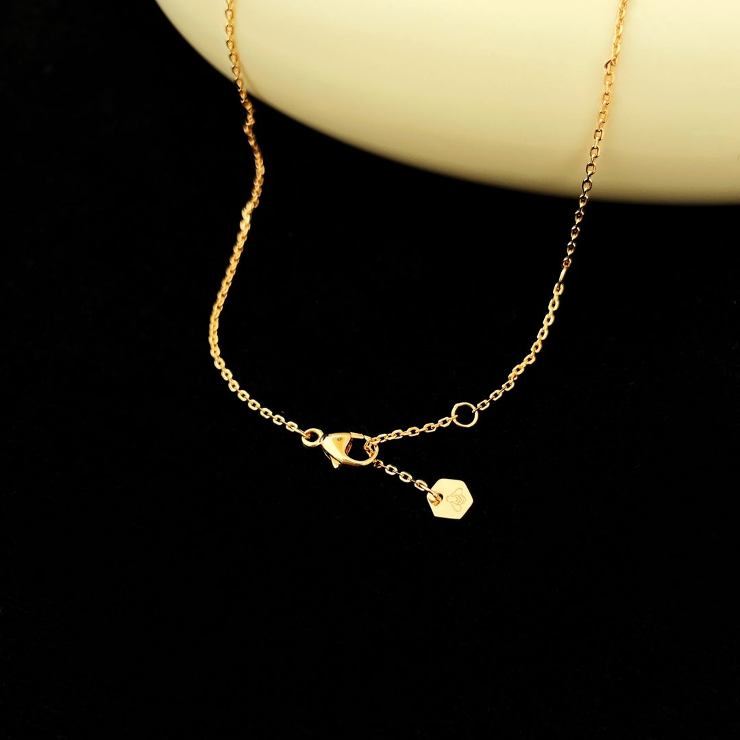 [Demi jewelry]BEE MINI PEDANT DIAMOND NECKLACE