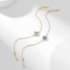 [Demi jewelry]CLOVER BRACELET MALACHITE 1 MOTIF