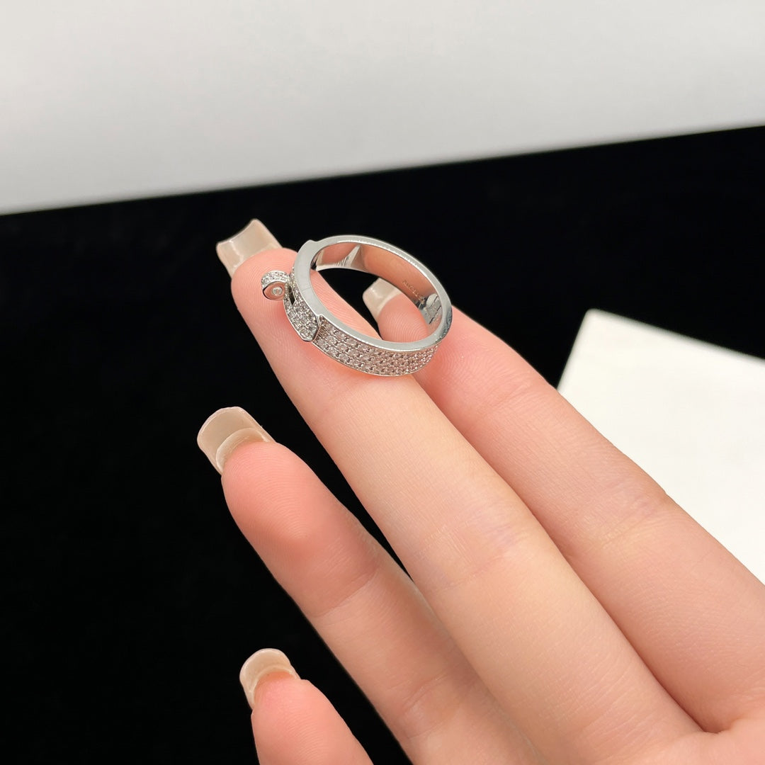 [Demi jewelry]KELLY SILVER DIAMOND RING