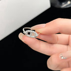 [Demi jewelry]RONDE SMALL SILVER DIAMOND RING